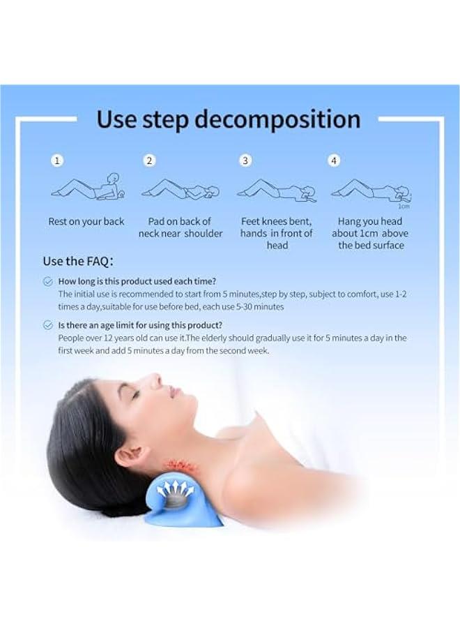 Generic Neck Hump Corrector, Cervical Traction Device for Pain Relief, Shoulder Relaxer Pillow for TMJ and Headache Treatment  - Image 5