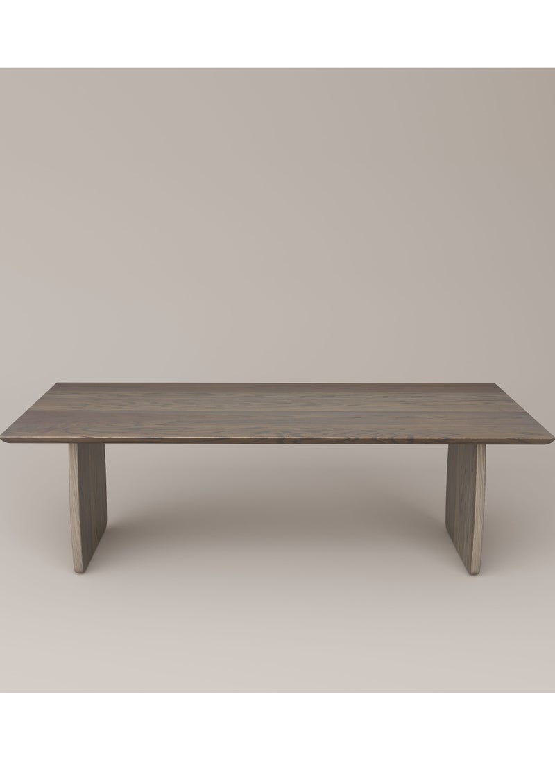 Slab House Edge Collection - Solid Oak Timber 8-10 Seater Table  - Image 1