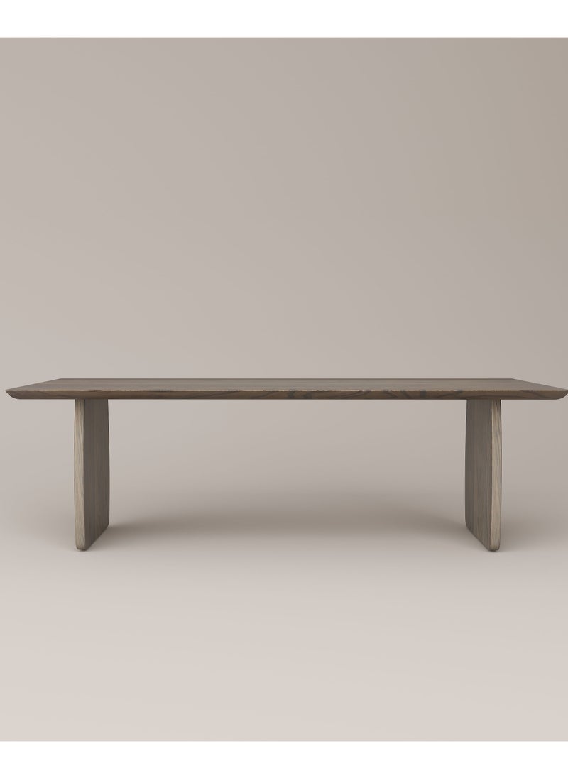 Slab House Edge Collection - Solid Oak Timber 8-10 Seater Table  - Image 2