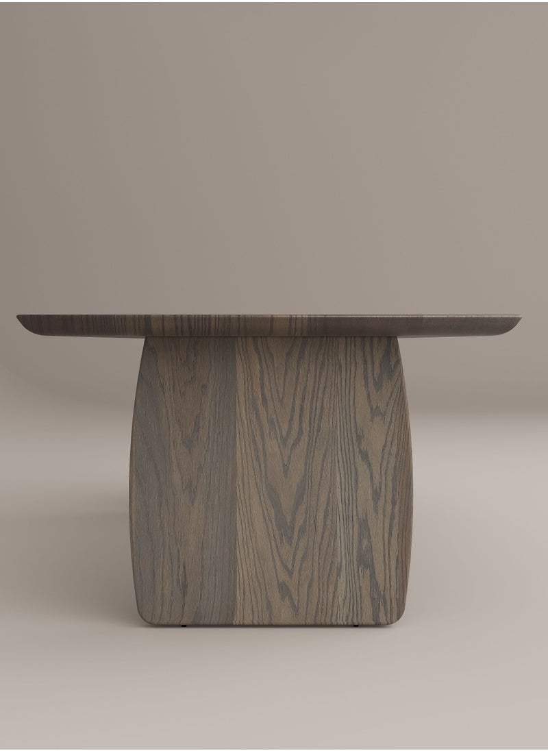 Slab House Edge Collection - Solid Oak Timber 8-10 Seater Table  - Image 4