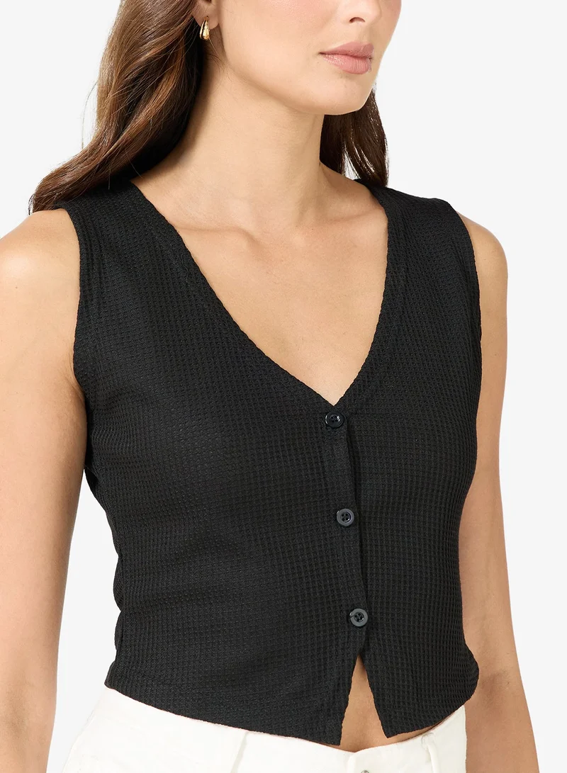 Ella  Ribbed Sweater Vest for Women | Best Price UAE