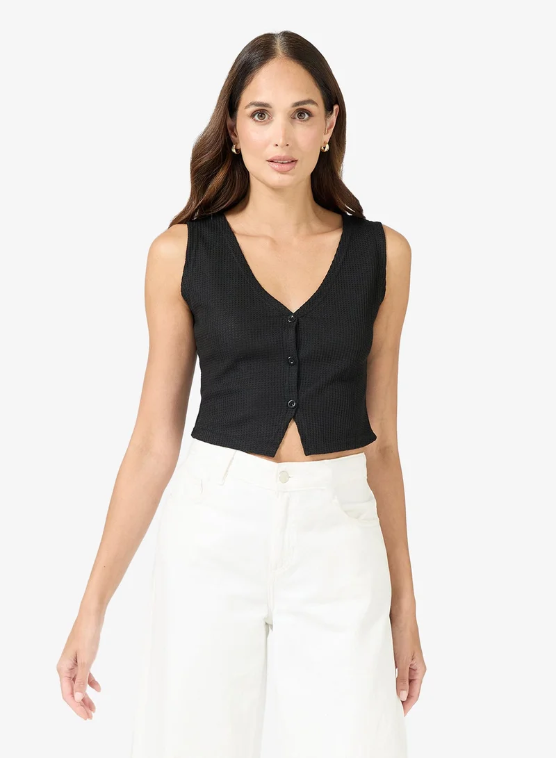 ELLA Ribbed Sweater Vest