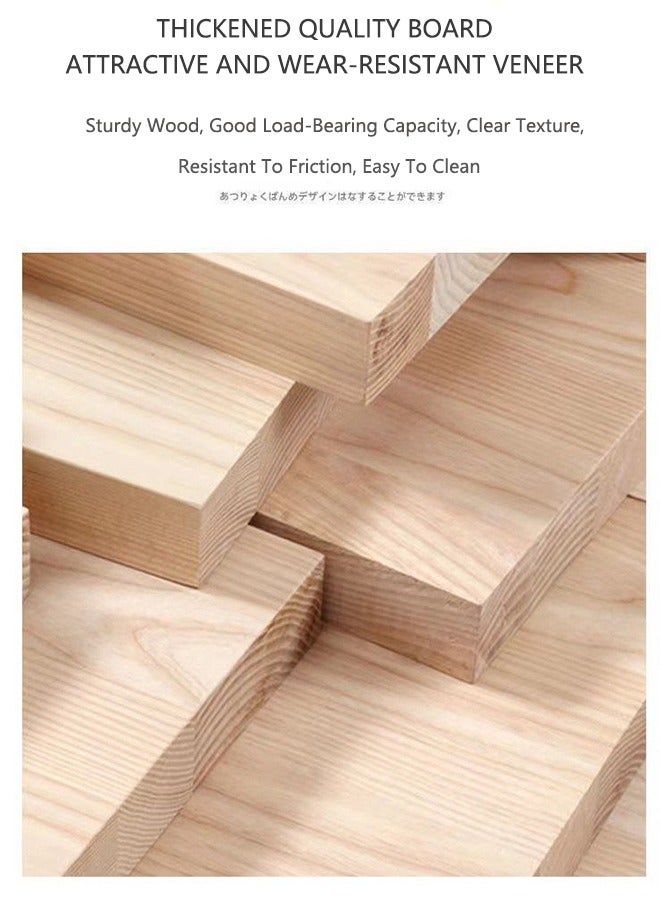 صحراء الواحة طاولة صغيرة للقهوة، طاولة صغيرة للقهوة، طاولة منخفضة، طاولة عتبة النافذة، طاولة شرفة غرفة النوم، خشب صلب، نمط مصغر - Image 5