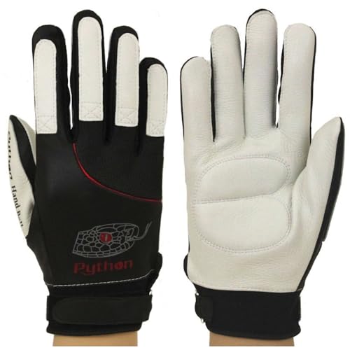 Python Racquetball Python Deluxe Handball Glove (Pair) (Padded) (w/Strap) (XL) - Image 1