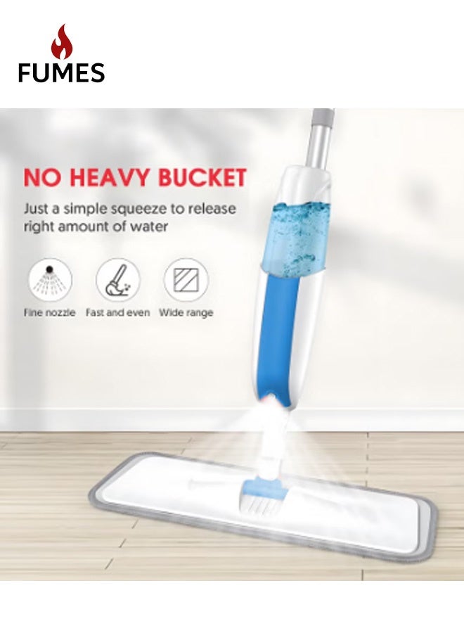 FUMES 360 degree Rotatable  Microfiber Spray Mop Floor Cleaning with Washable Pads Built In Water Tank - Image 4