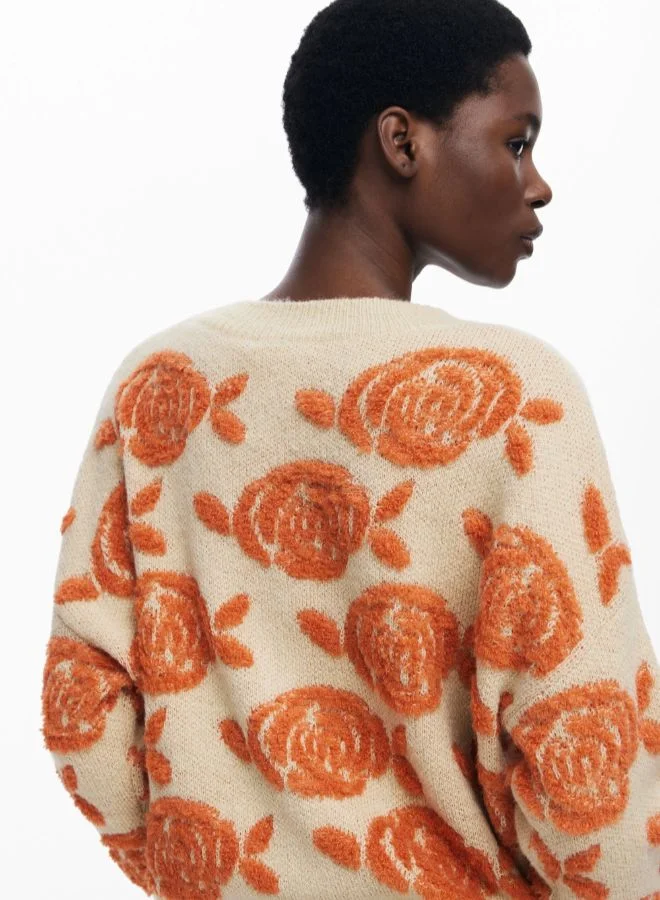 ديسيجوال سترة زر وردي