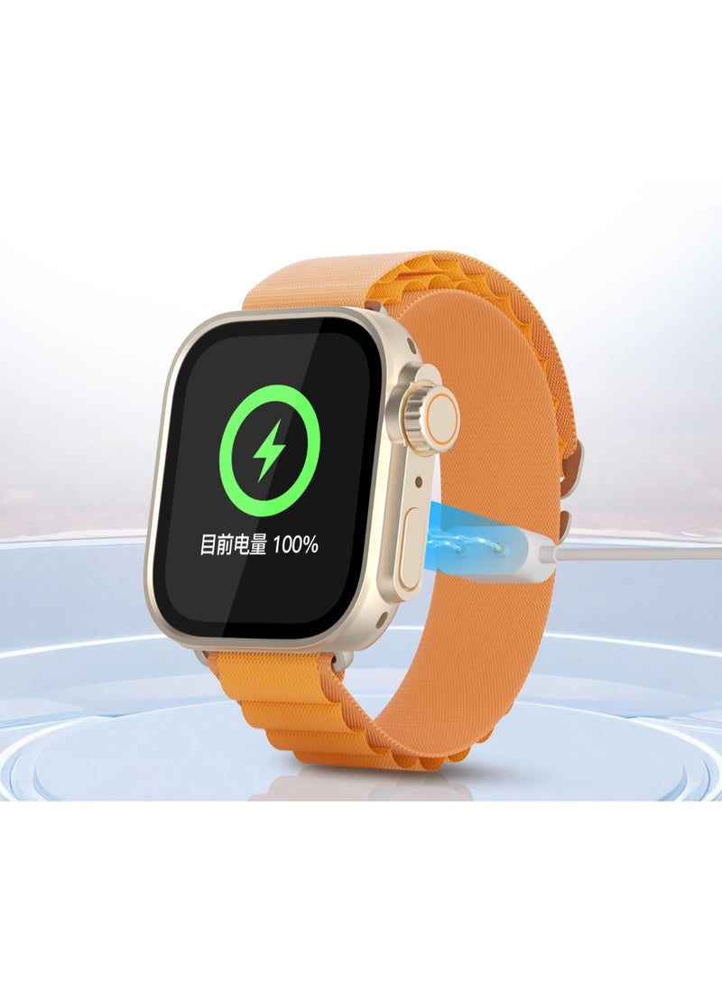 Full Coverage Case with Screen Protector Compatible with Huawei Watch Fit 4 Pro PC and Real Glass Protective Case Cover Smart Watch Accessories (Starlight) - Image 5