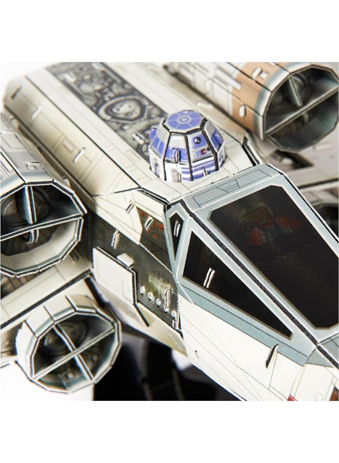 Star Wars T-65 X Wing Starfighter 3D Model Kit 160 Pcs Star Wars Toys Desk Decor Building Toys Paper Model Kits - Image 5