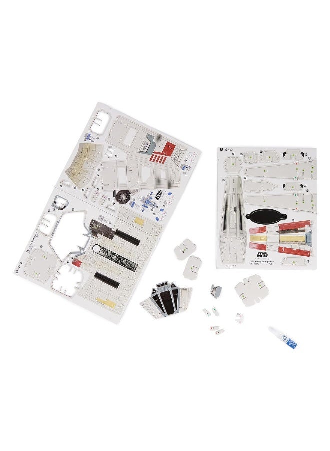 Star Wars T-65 X Wing Starfighter 3D Model Kit 160 Pcs Star Wars Toys Desk Decor Building Toys Paper Model Kits - Image 3