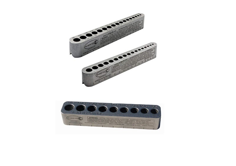 Big Gator Tools BGT VDrill 3 Pack VDrillGuides SAE Metric Sizes Set