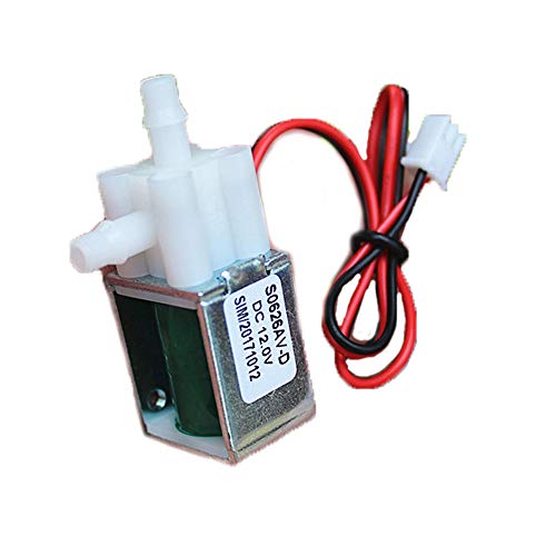 WSDMAVIS 1 Pcs Mini Micro Electric Solenoid Valve DC 12V Normally Closed Magnetic Water Air Control Valve Tools 0-450mmHG - Image 1
