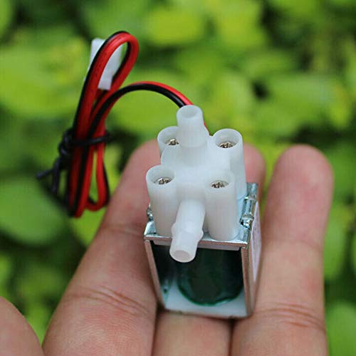 WSDMAVIS 1 Pcs Mini Micro Electric Solenoid Valve DC 12V Normally Closed Magnetic Water Air Control Valve Tools 0-450mmHG - Image 4