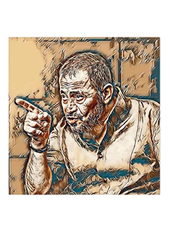 RYN George Wassouf MDF Wall Art Beige/Black/White - Image 1