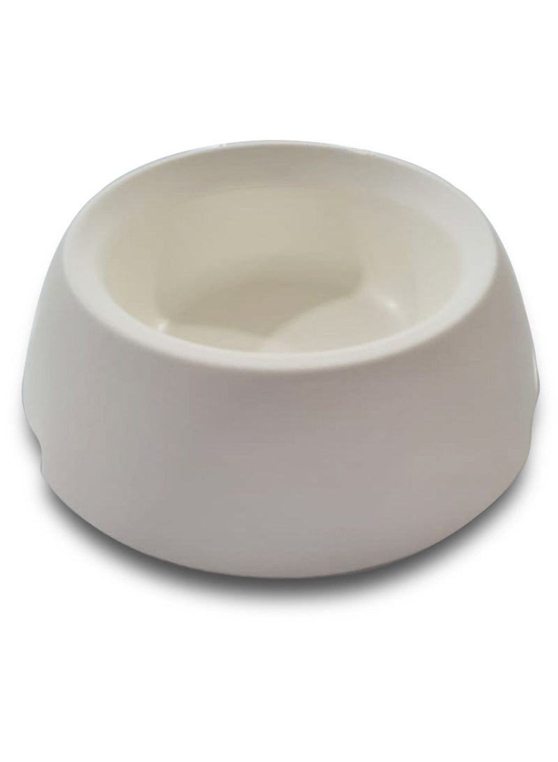MP Bergamo Dora Anti Skid Pet Feeding Food And Water Bowl White