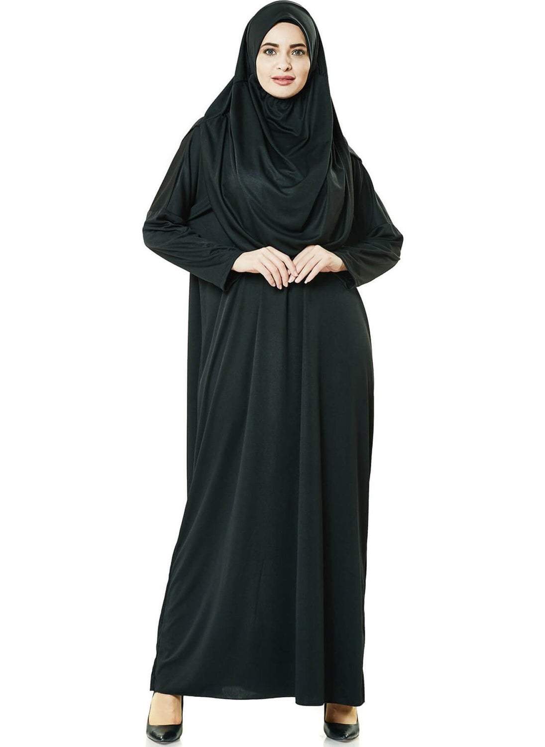 İhvan Ihvan Black Prayer Dress Worship Set  - Image 2