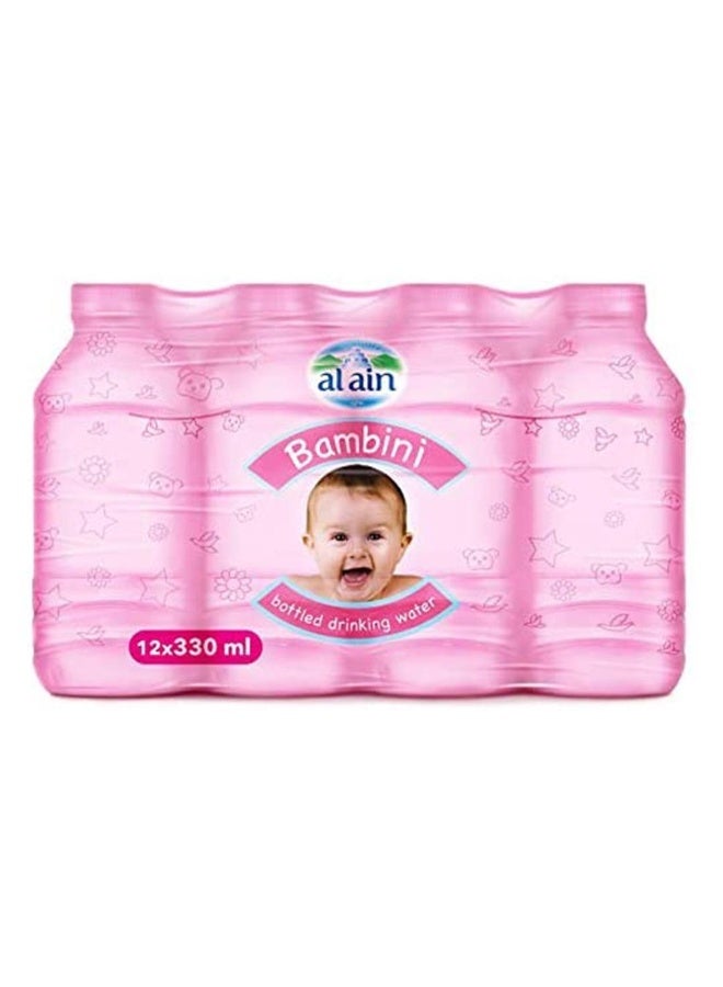 Al Ain Bambini Baby Water, 330 ml - Pack of 12
