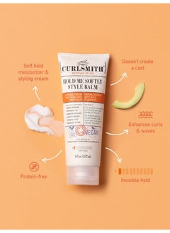 CURLSMITH CURLSMITH - Hold Me Softly Style Balm - Vegan Soft Hold Styling Cream for Wavy and Curly Hair, Natural Look (2oz)  - Image 2