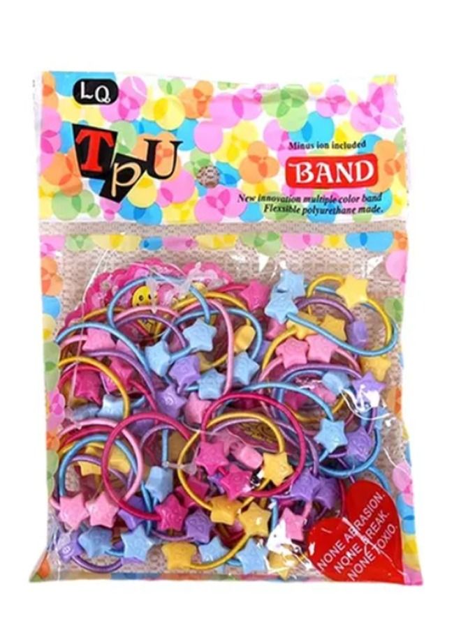 50-Piece Elastic Hair Band - Image 1