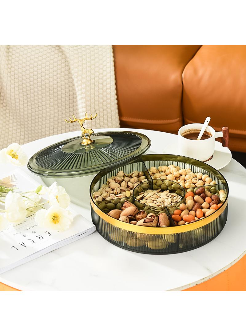 Y&D Household Living Room Coffee Table Fruit Candy Snacks Dried Fruit Storage Box - Image 2