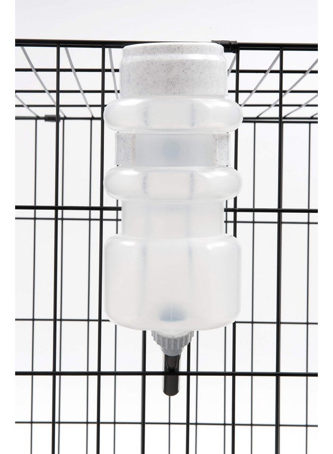 ليكسيت زجاجات مياه ليكسيت علوية مانعة للتنقيط للكلاب. (44 أونصة سائلة (عبوة من قطعة واحدة)، بيضاء) - Image 3