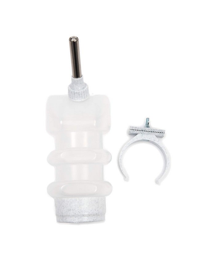 ليكسيت زجاجات مياه ليكسيت علوية مانعة للتنقيط للكلاب. (44 أونصة سائلة (عبوة من قطعة واحدة)، بيضاء) - Image 2