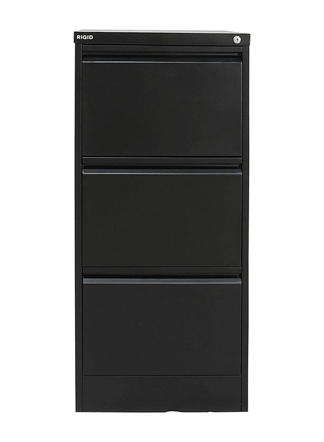 RIGID Steel Vertical Filing Cabinet Large Storage steel Cabinet, Metal Portable Cabinet with 3 Drawers for Legal (Black) - Image 5