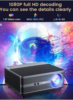 ThundeaL TD98 Projector with 5G WiFi and Bluetooth, Outdoor Portable 8K Support Projector, Auto Focus & Keystone, Zoom, Native 1080P Movie, Movie Video Home Theater Projector Compatible with/HDMI/USB/Phone/Laptop/TV Stick  - Image 5