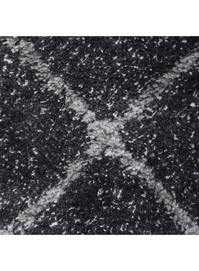 مشاية بولي بروبلين اشلي شاج ، 140×80 سم - رمادي ابيض - Image 3