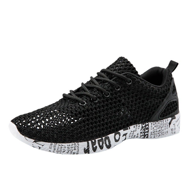 Outdoor Wading Beach Tracing Shoes Men'S And Women'S Summer Breathable Mesh Hollow Sole Casual Sports Hole Sandals - Image 5