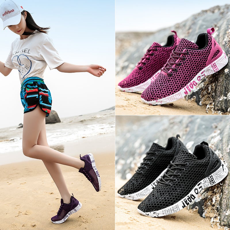 Outdoor Wading Beach Tracing Shoes Men'S And Women'S Summer Breathable Mesh Hollow Sole Casual Sports Hole Sandals - Image 3