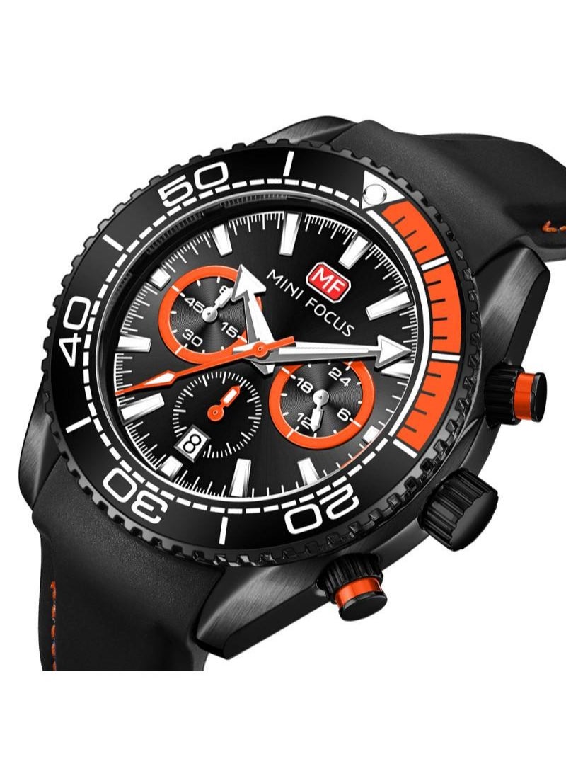 MINI FOCUS - Mini-focus Men’s Silicone strap Watch MF0426G - Image 1