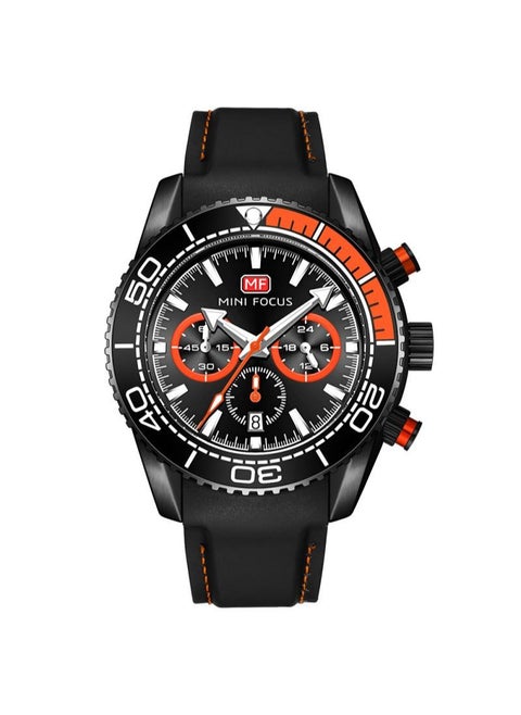 Mini-focus Men’s Silicone strap Watch MF0426G