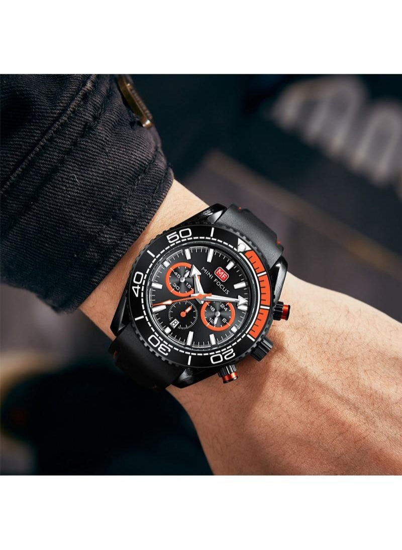 MINI FOCUS - Mini-focus Men’s Silicone strap Watch MF0426G - Image 1