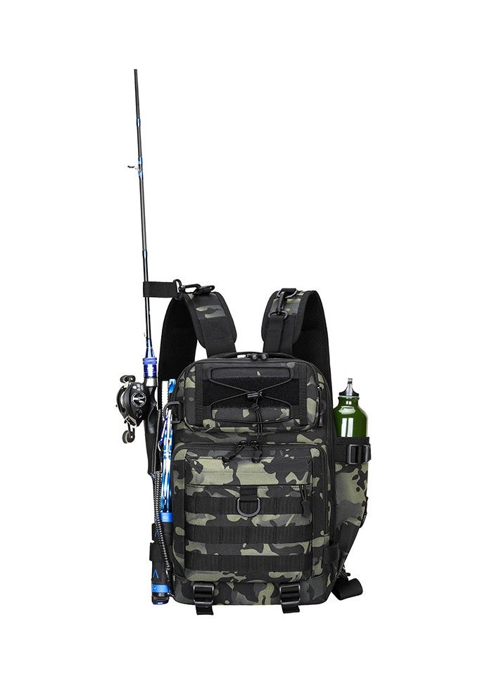 Generic - Tactical Sling Chest Bag,Crossbody Bag,Hiking Shoulder Bags Chest Pack  Military Backpack Assault Bag for Cycling Camping Traveling Working Out Outdoor Activity - Image 1