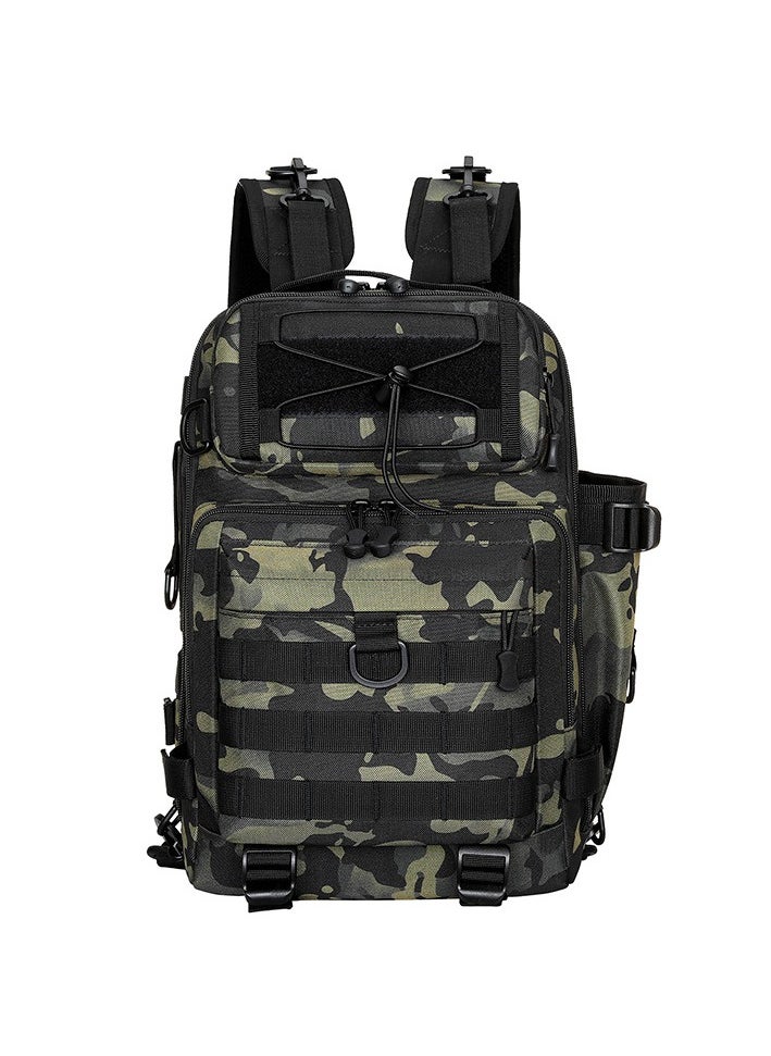 Generic - Tactical Sling Chest Bag,Crossbody Bag,Hiking Shoulder Bags Chest Pack  Military Backpack Assault Bag for Cycling Camping Traveling Working Out Outdoor Activity - Image 1