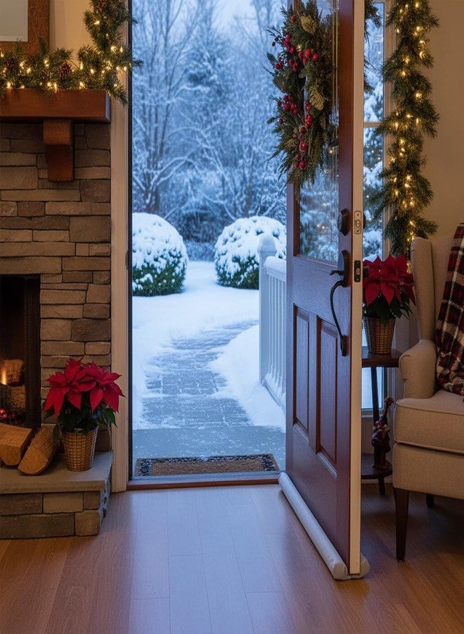 بنايد مانع تسرب الهواء للأبواب، شريط مانع للتسرب أسفل الأبواب، يُقص ليناسب أي باب أو نافذة - Image 3