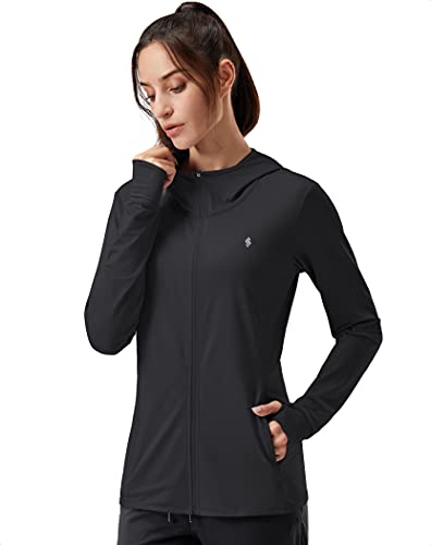 Soothfeel Women's UPF 50+ Sun Protection Hoodie Jacket Lightweight Long Sleeve Sun Shirt for Women with Pocket Hiking Outdoor - Image 1