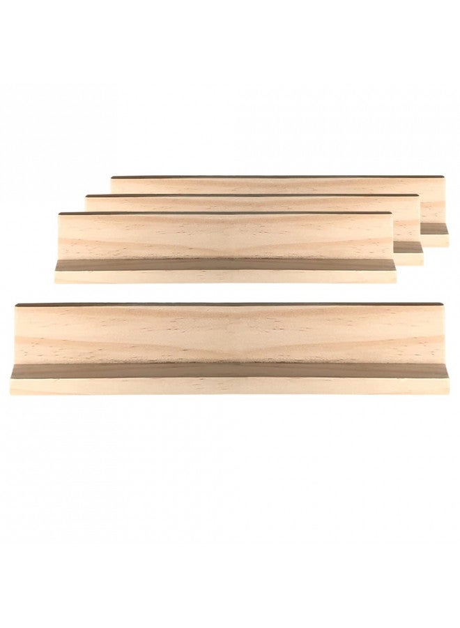 Bene Casa - Wooden Domino Trays - Set of 4 - Each Tray Can Hold Up to 10 Dominoes - Made for Double-six and Double-nine Dominoes - Image 2