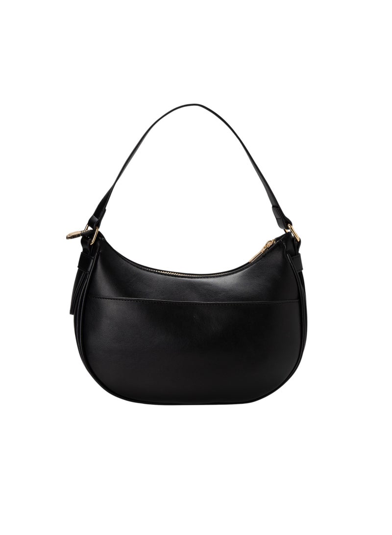 Bata Casual Curved Hobo Bag Black - Image 2