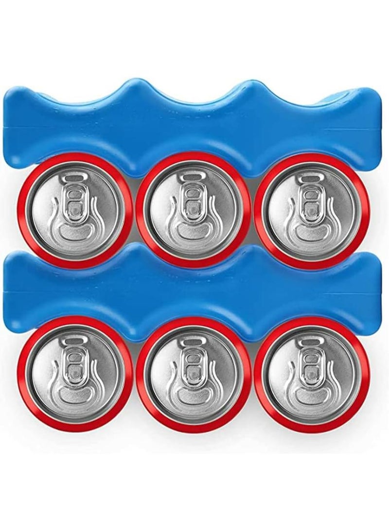 Bebiland 2Pcs Ice Pack for Breastmilk Storage for Seafood Preservation, Food Preservation, Beverage Refrigeration, Wavy Outline, Keeps Breast Milk Fresh, Long Lasting Reusable Cool Packs for Camping Picnic (Blue) - Image 4