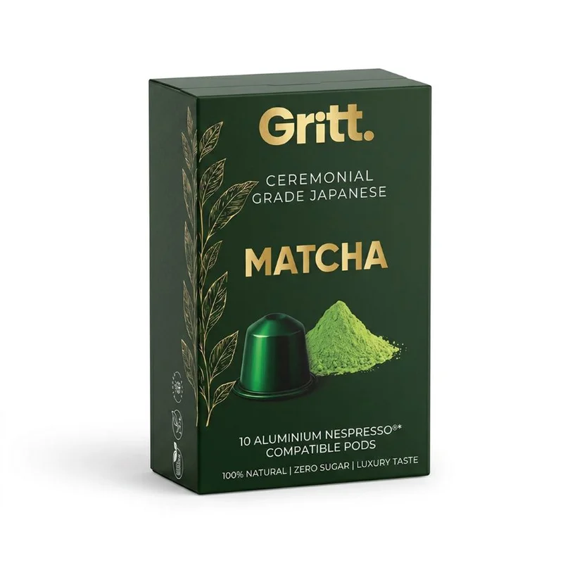 Gritt  Gritt Ceremonial Grade Japanese Matcha - 10 Pods  | Best Price UAE