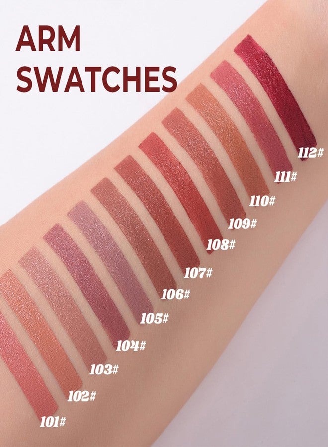 Erinde Matte Lipstick Lip Liner Crayon for Women, Natural Nude Lipstick Lip Liner Pencil, Neutral Lip Stick Lipliner Waterproof Long Lasting Smudge Proof, Vegan & Cruelty-Free, E01 Soft Rosewood - Image 4