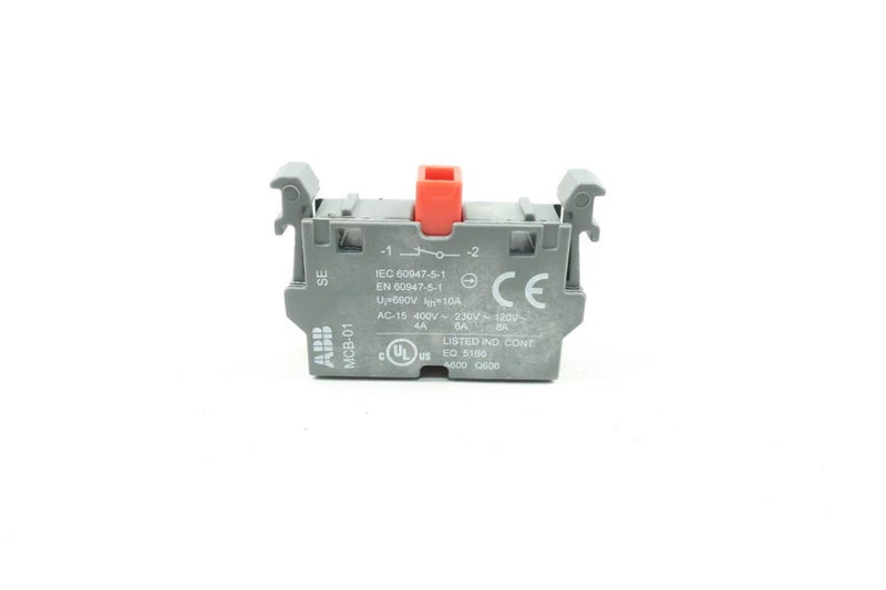ABB LOT of 2 ABB MCB01 Contact Block  - Image 2