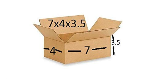 Box Brother 3 Ply Brown Corrugated Packing box Size: 7x4x3.5 Length 7 inch Width 4 inch Height 3.5 inch Shipping box Courier Box (Pack of 20) - Image 4