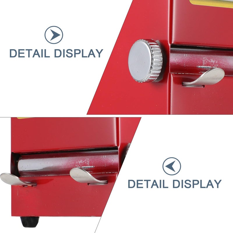 Stainless Steel Toothpick Dispenser Vending Machine Style Holder with Lid - Image 5