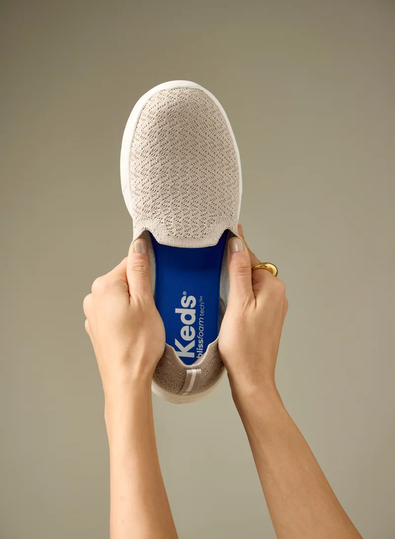 Keds Taupe/Egret Keds Women's BlissWalk Loafer Athletic Loafer Taupe for Women | Best Price UAE