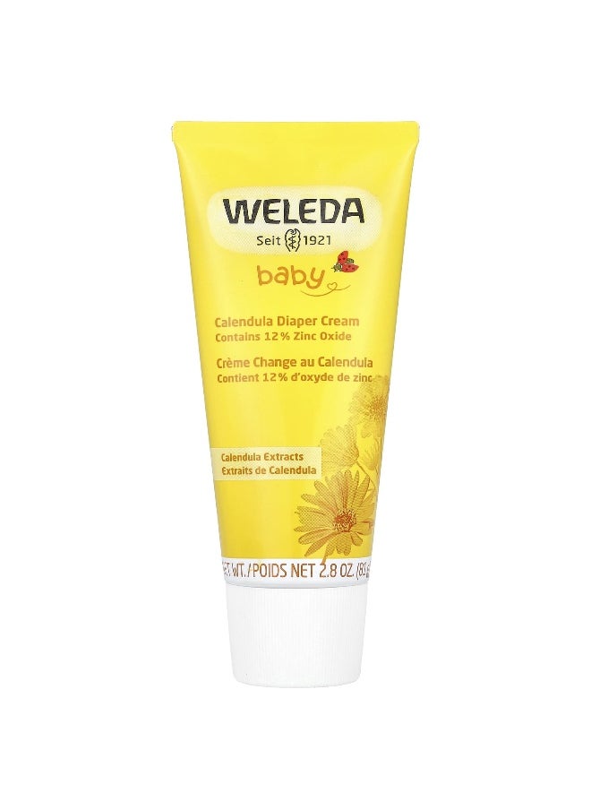 Weleda Weleda, Baby, Calendula Diaper Cream, Calendula Extracts, 2.8 oz (81 g)  - Image 1