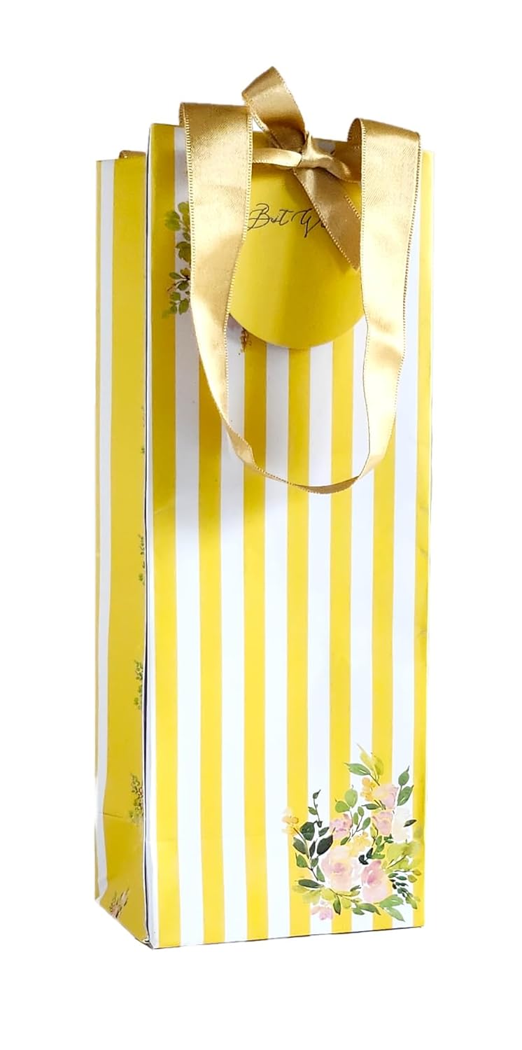 Lotus Trunk Lotus Trunk Luxe Bird Paper Print Wine Bags Box For GiftingPerfect For PartiesDinnersDiwaliFestivalsValentineHousewarmingCorporate GiftingAnniversaryCelebrations PinkPack Of 5  - Image 5