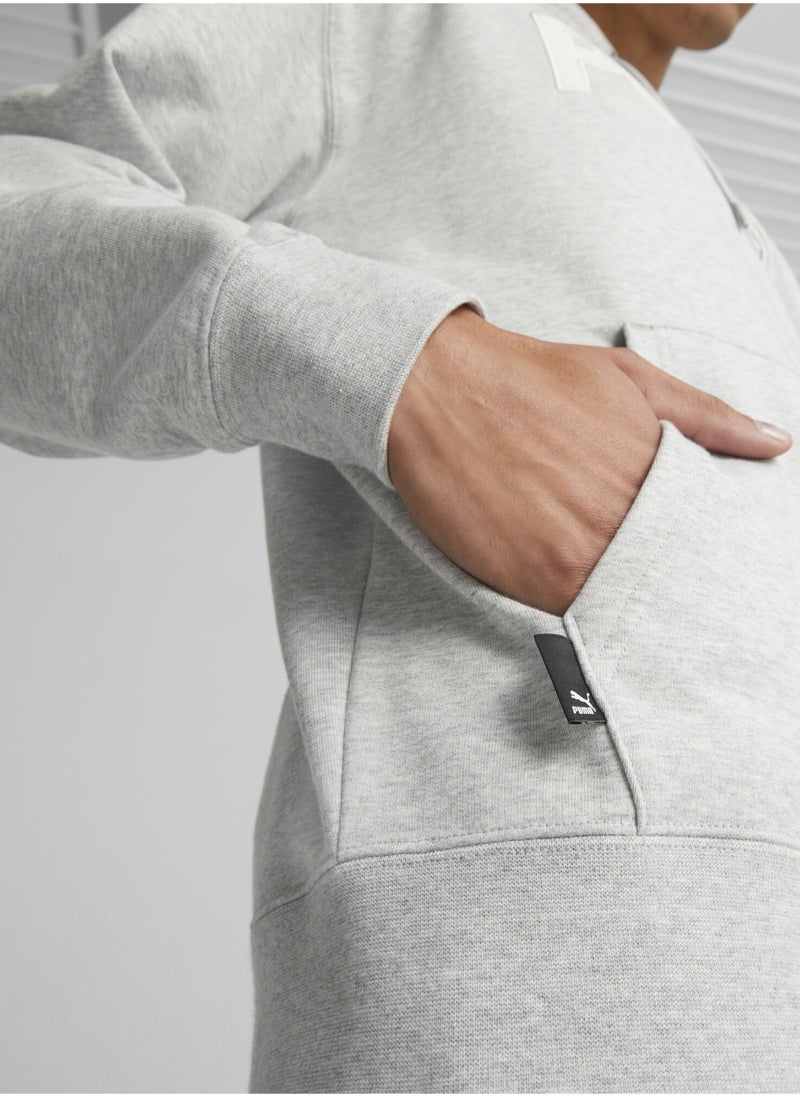 PUMA TEAM Mens Longsleeve Graphic Hoodie  - Image 3