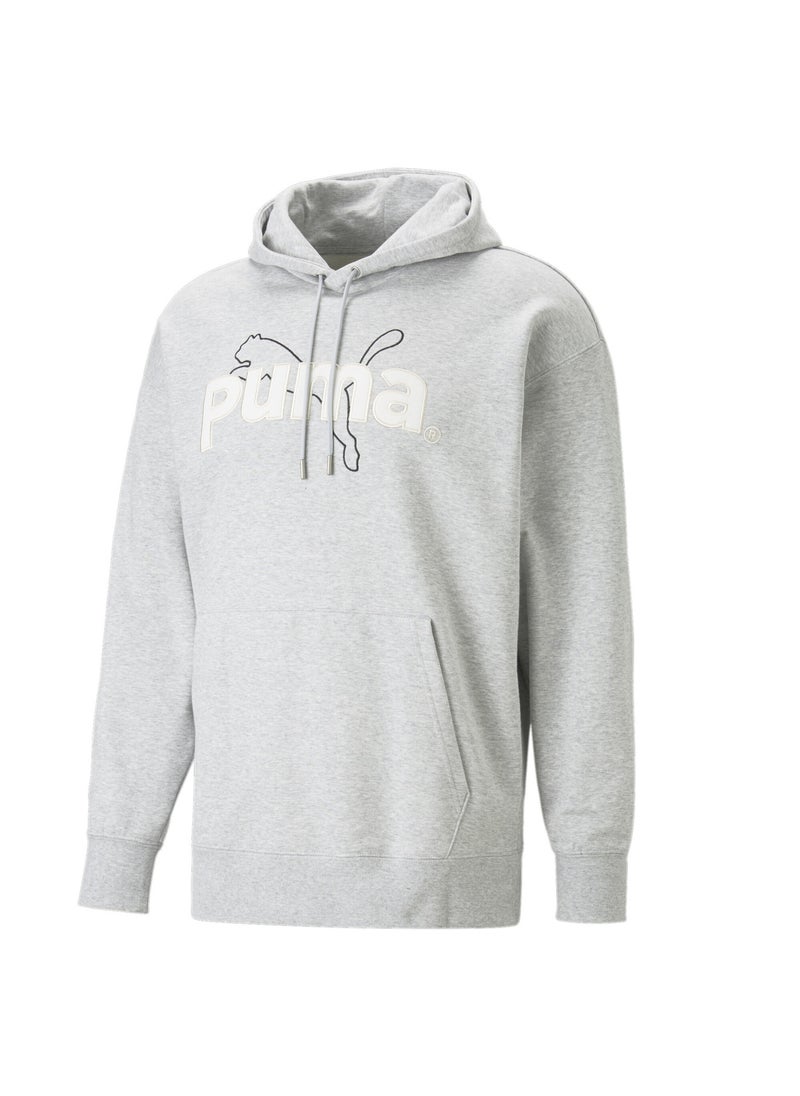 بوما - هودي للرجال PUMA TEAM Graphic - Image 1